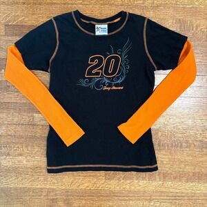 Tony‎ Stewart #20 NASCAR Chase Authentics Long Sleeve Layered Shirt Women's M